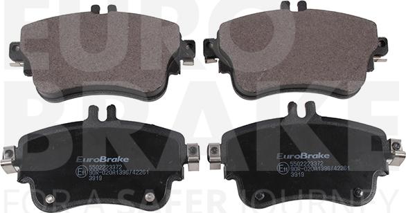 Eurobrake 5502223372 - Kit de plaquettes de frein, frein à disque cwaw.fr