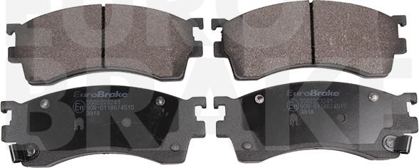 Eurobrake 5502223241 - Kit de plaquettes de frein, frein à disque cwaw.fr