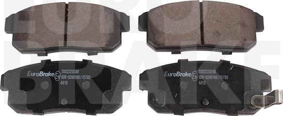 Eurobrake 5502223248 - Kit de plaquettes de frein, frein à disque cwaw.fr