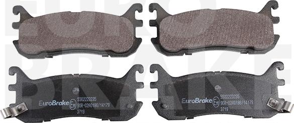 Eurobrake 5502223235 - Kit de plaquettes de frein, frein à disque cwaw.fr