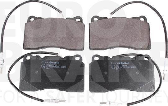 Eurobrake 5502223738 - Kit de plaquettes de frein, frein à disque cwaw.fr