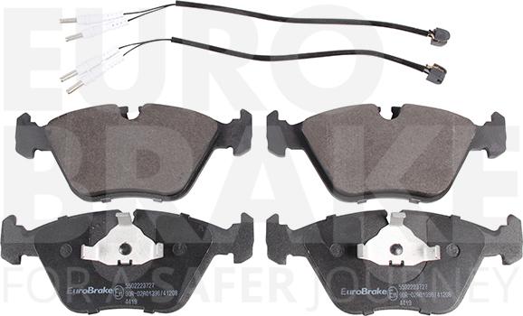 Eurobrake 5502223727 - Kit de plaquettes de frein, frein à disque cwaw.fr