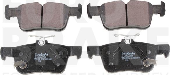 Eurobrake 5502222596 - Kit de plaquettes de frein, frein à disque cwaw.fr