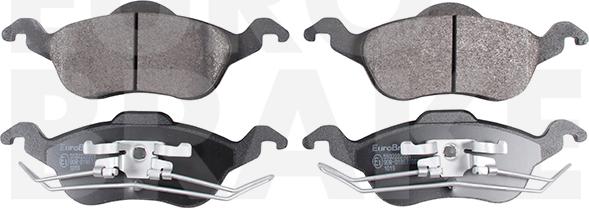 Eurobrake 5502222551 - Kit de plaquettes de frein, frein à disque cwaw.fr