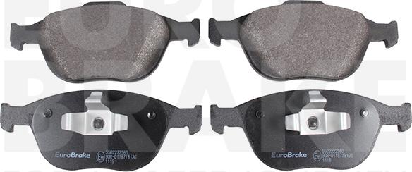 Eurobrake 5502222560 - Kit de plaquettes de frein, frein à disque cwaw.fr