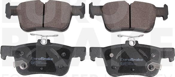 Eurobrake 5502222581 - Kit de plaquettes de frein, frein à disque cwaw.fr