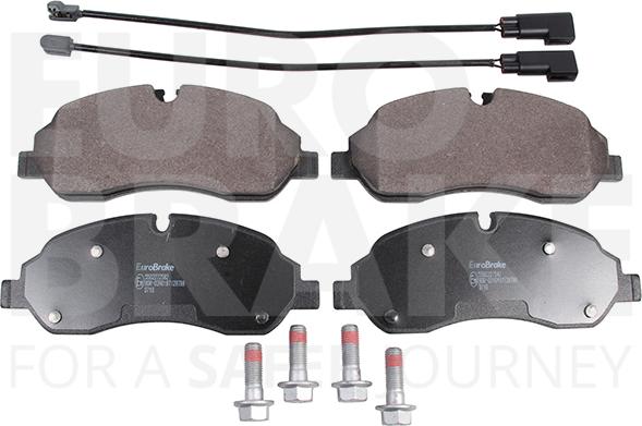 Eurobrake 5502222582 - Kit de plaquettes de frein, frein à disque cwaw.fr