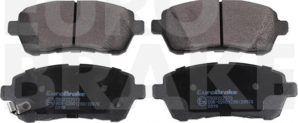 Eurobrake 5502222573 - Kit de plaquettes de frein, frein à disque cwaw.fr