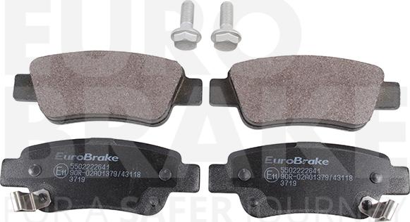 Eurobrake 5502222641 - Kit de plaquettes de frein, frein à disque cwaw.fr