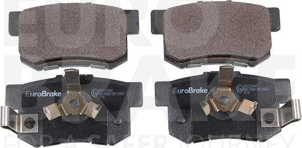 Eurobrake 5502222647 - Kit de plaquettes de frein, frein à disque cwaw.fr