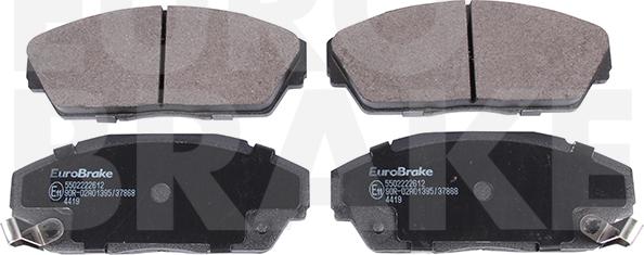 Eurobrake 5502222612 - Kit de plaquettes de frein, frein à disque cwaw.fr