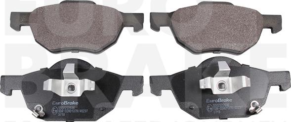 Eurobrake 5502222636 - Kit de plaquettes de frein, frein à disque cwaw.fr