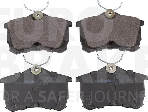 Eurobrake 5502222631 - Kit de plaquettes de frein, frein à disque cwaw.fr