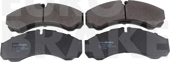 Eurobrake 5502222358 - Kit de plaquettes de frein, frein à disque cwaw.fr