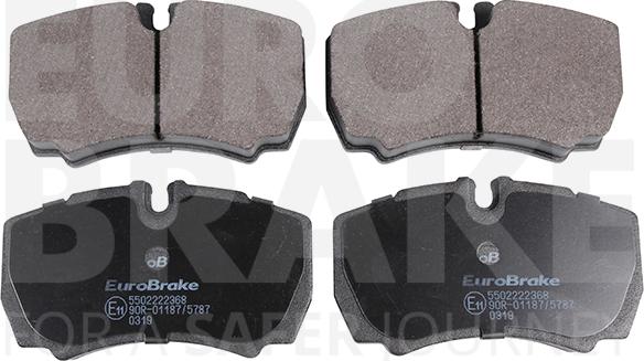 Eurobrake 5502222368 - Kit de plaquettes de frein, frein à disque cwaw.fr