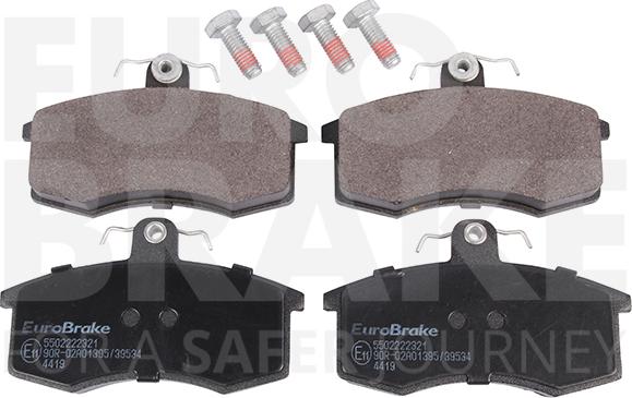 Eurobrake 5502222321 - Kit de plaquettes de frein, frein à disque cwaw.fr