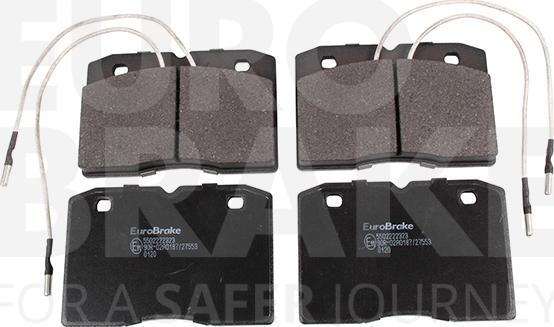 Eurobrake 5502222323 - Kit de plaquettes de frein, frein à disque cwaw.fr