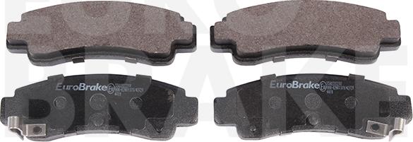 Eurobrake 5502222218 - Kit de plaquettes de frein, frein à disque cwaw.fr