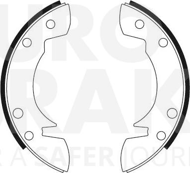 Eurobrake 58492725047 - Jeu de mâchoires de frein cwaw.fr