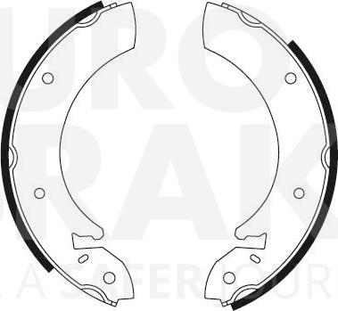 Eurobrake 58492725057 - Jeu de mâchoires de frein cwaw.fr