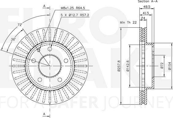 Eurobrake 5815313227 - Disque de frein cwaw.fr