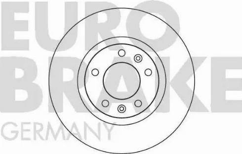 Eurobrake 5815203723 - Disque de frein cwaw.fr