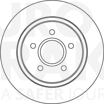 Eurobrake 5815202559 - Disque de frein cwaw.fr