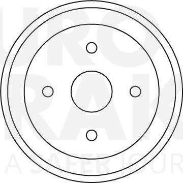 Eurobrake 5825255211 - Tambour de frein cwaw.fr