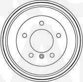 Eurobrake 5825263302 - Tambour de frein cwaw.fr