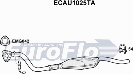 EuroFlo ECAU1025TA - Catalyseur cwaw.fr