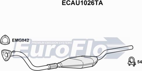 EuroFlo ECAU1026TA - Catalyseur cwaw.fr