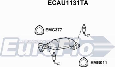 EuroFlo ECAU1131TA - Catalyseur cwaw.fr