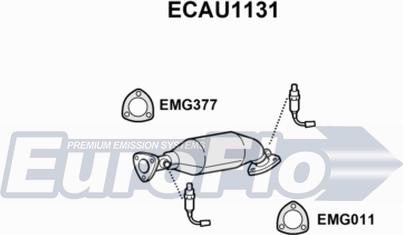 EuroFlo ECAU1131 - Catalyseur cwaw.fr