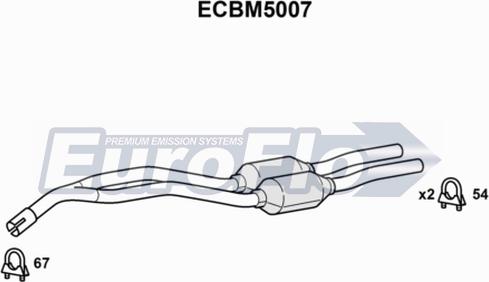 EuroFlo ECBM5007 - Catalyseur cwaw.fr