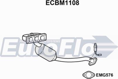 EuroFlo ECBM1108 - Catalyseur cwaw.fr