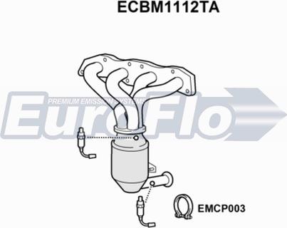 EuroFlo ECBM1112TA - Catalyseur cwaw.fr