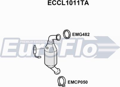 EuroFlo ECCL1011TA - Catalyseur cwaw.fr