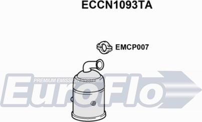 EuroFlo ECCN1093TA - Catalyseur cwaw.fr