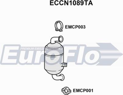 EuroFlo ECCN1089TA - Catalyseur cwaw.fr