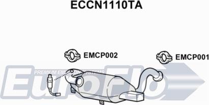 EuroFlo ECCN1110TA - Catalyseur cwaw.fr