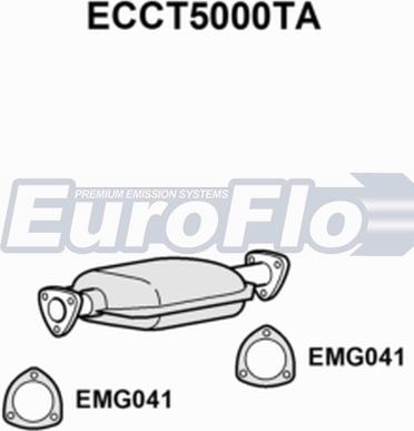 EuroFlo ECCT5000TA - Catalyseur cwaw.fr