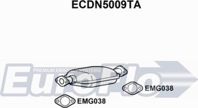 EuroFlo ECDN5009TA - Catalyseur cwaw.fr