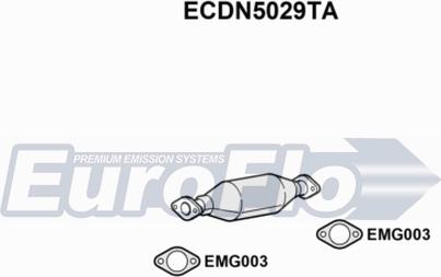 EuroFlo ECDN5029TA - Catalyseur cwaw.fr