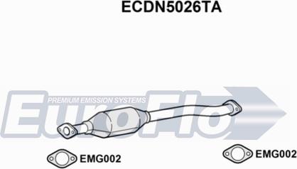 EuroFlo ECDN5026TA - Catalyseur cwaw.fr