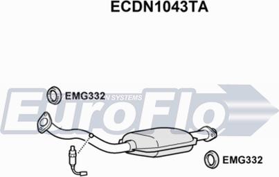 EuroFlo ECDN1043TA - Catalyseur cwaw.fr