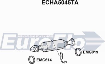 EuroFlo ECHA5045TA - Catalyseur cwaw.fr