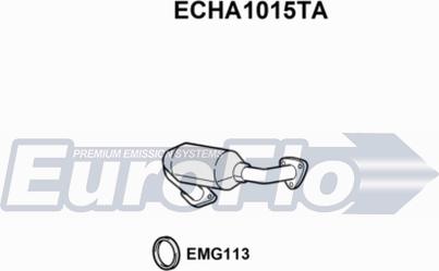 EuroFlo ECHA1015TA - Catalyseur cwaw.fr