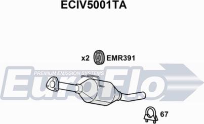 EuroFlo ECIV5001TA - Catalyseur cwaw.fr