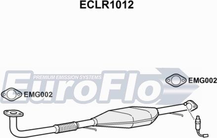 EuroFlo ECLR1012 - Catalyseur cwaw.fr