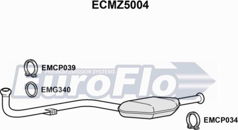 EuroFlo ECMZ5004 - Catalyseur cwaw.fr